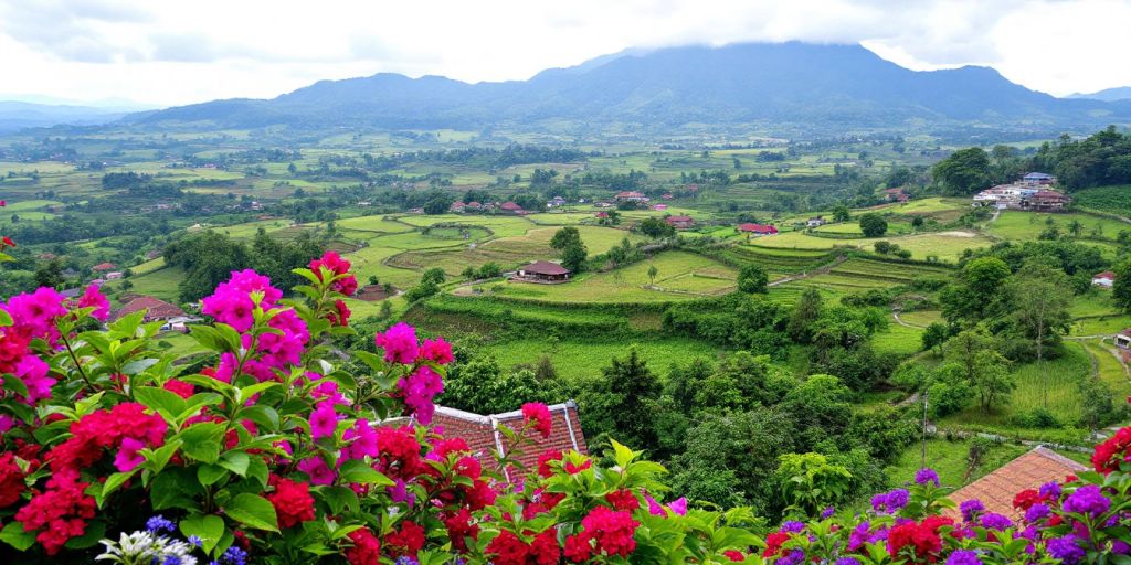 Pemandangan alam dan budaya Kab Brebes.