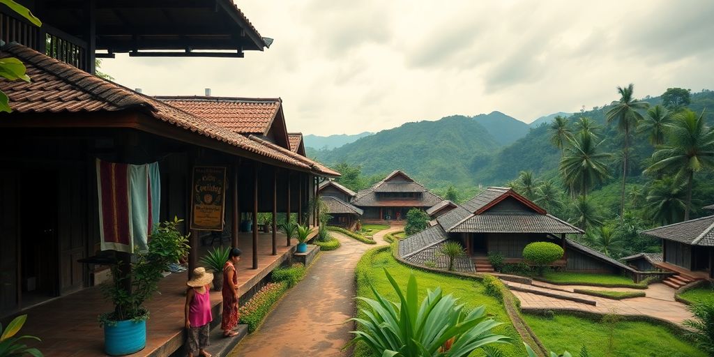 Keindahan budaya tersembunyi di Indonesia.